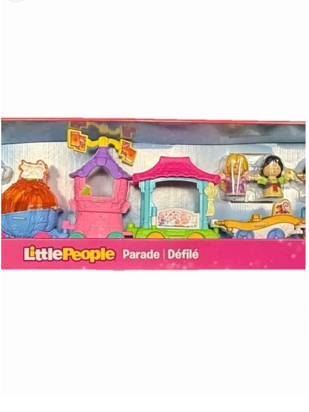Fisher-Price Little People Disney Princess Parade Figure & Vehicle Set - NEW